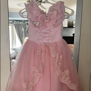 Pink girl Birthday Dress